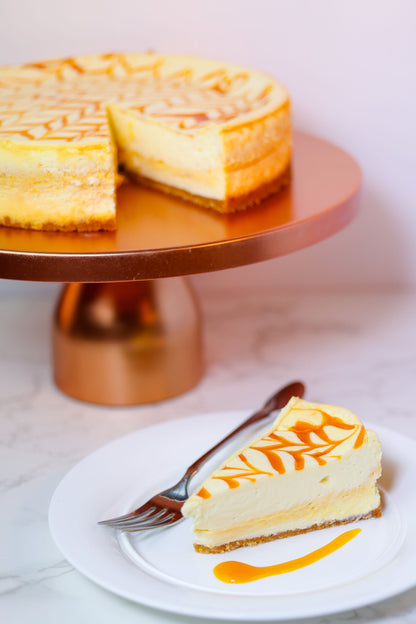 Passion Fruit and White Chocolate Cheesecake 