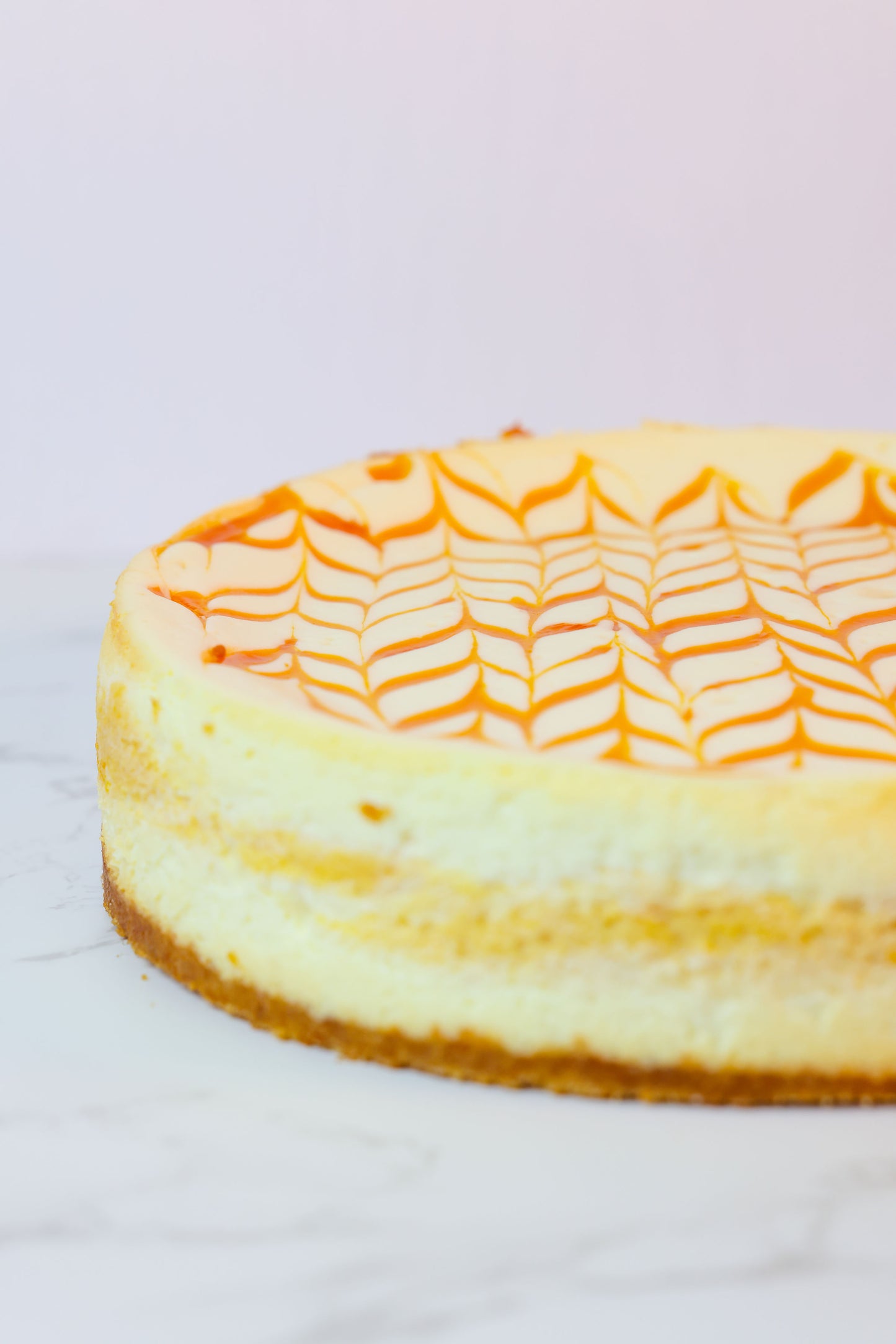 Passion Fruit and White Chocolate Cheesecake 